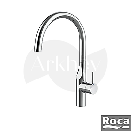 Roca Glera Döner Kuğu Borulu Eviye/Mutfak Bataryası - Krom / Cold Start A5A844DC00