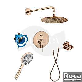 Roca Ona Ankastre 7'li Banyo Batarya Seti - Rose Gold A5D159ERGK