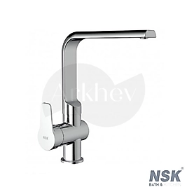 NSK Alora Pro Döner "L" Borulu Eviye / Mutafak Bataryası -  Krom N3062202