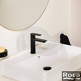 Roca Cala Lavabo Bataryası - Mat siyah / Cold Start A5A326ENB0