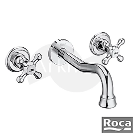 Roca Carmen Ankastre Lavabo Bataryası - Krom / Aç-Kapa Salmastra / İç Set Sıva Altı Grubu Dahil A5A474BC00