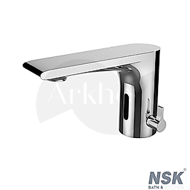 NSK Hybrid Fotoselli Lavabo Bataryası - Krom / Sıcak Soğuk Çift Su Girişli / Elektrikli Pilli N2100802