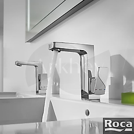 Roca L90 Lavabo Bataryası - Krom / Cold Start / Sifon Kumandalı A5A4001C00