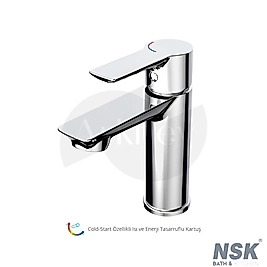 NSK Alamera Pro Lavabo Bataryası - Krom / Cold-Start N4015402