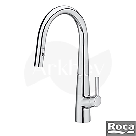 Roca Syra Spiralli Kuğu Eviye  / Mutfak Bataryası - Krom / Cold-Start / Fonksiyonlu Elcik A5A812AC00