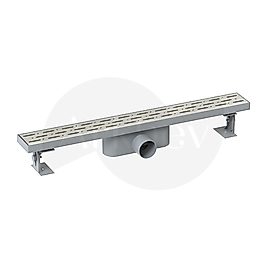 NSK Dynamic Rain 33 Cm Lineer Duş Kanalı - Paslanmaz Çelik Kapak / Plastik Çerceve / Yükseklik Ayarlı N1163300