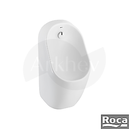 Roca Proton Fotoselli Kanalsız Pisuvar - Parlak Beyaz Sırlı / Elektrikli / Temiz Su Girişi ve Pis Su Çıkışı Arkadan / Salyangoz Sifon Dahil A3590J5000