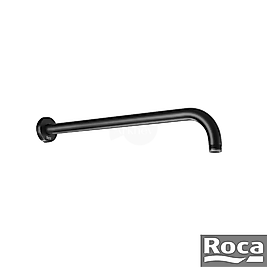 Roca Ankastre Tepe Duşu Duvardan Bağlantı Borusu - Mat Siyah / Rozet Dahil A5B0250NB0