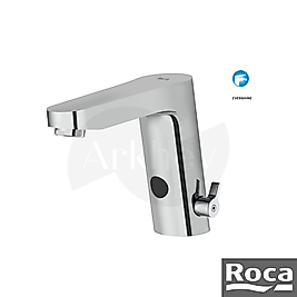 Roca L30-E Fotoselli Lavabo Bataryası - Krom / Sıcak ve Soğuk Çift Su Girişli / Elektrikli ve Pilli A5A5809C00