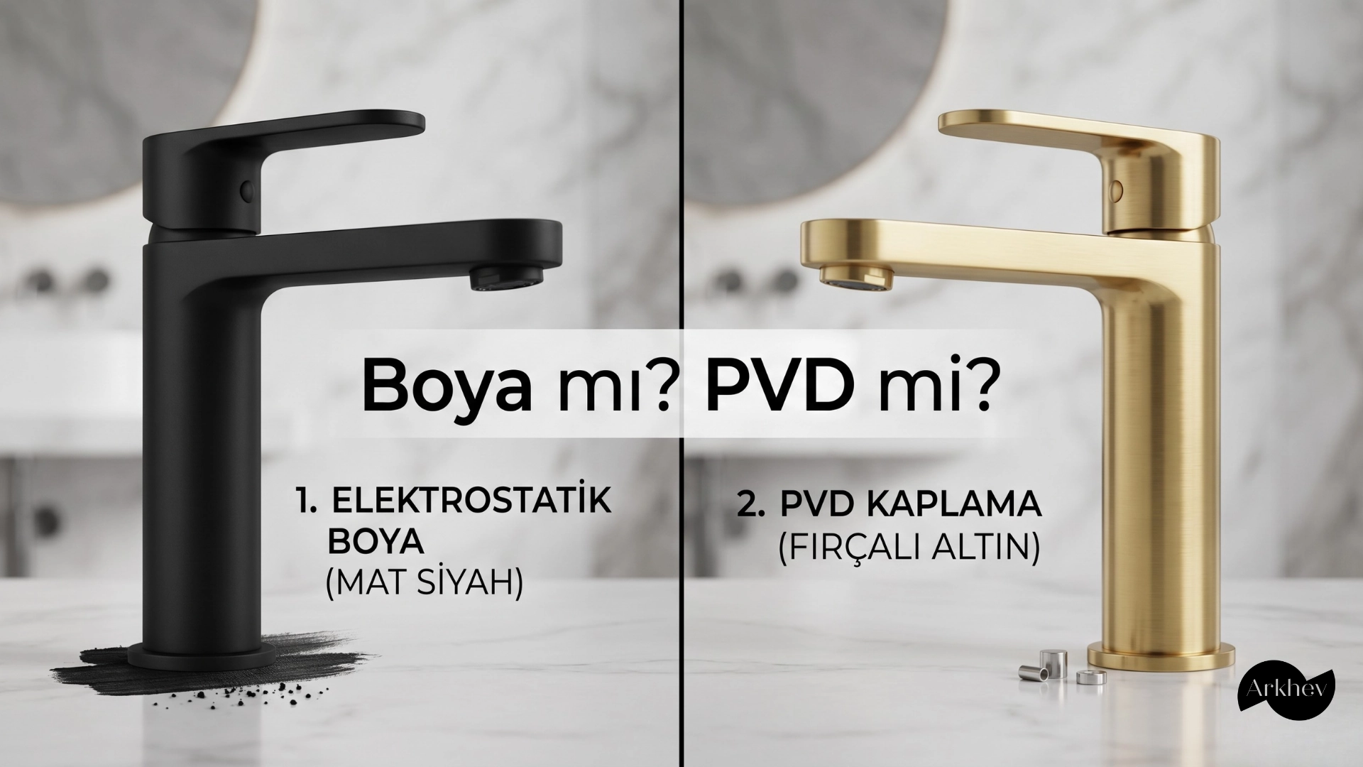 Renkli Batarya Dosyası: Mat Siyah Mı, PVD Mi? Hangisi Size Göre?